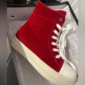 Pony hair High-Top Sneakers